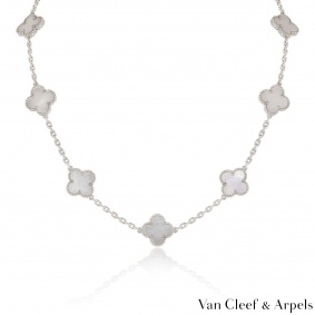 Van Cleef & Arpels Vintage Alhambra Necklace VCARF48500 Van Cleef & Arpels Vintage Alhambra Necklace VCARF48500